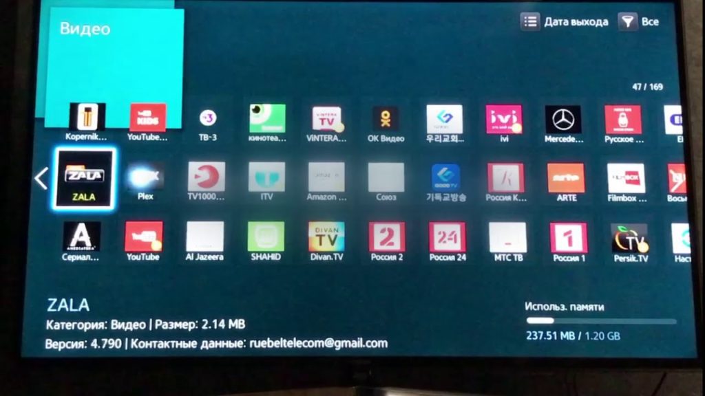 Список приложений