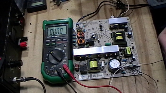 проверка блока питания с LCD телевизора . - YouTubeЗапуск и проверка блока питания с LCD телевизора 