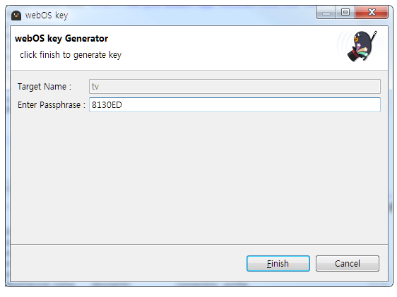 Generate Key с телевизора