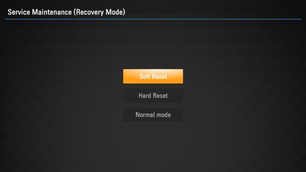 режим Recovery Mode