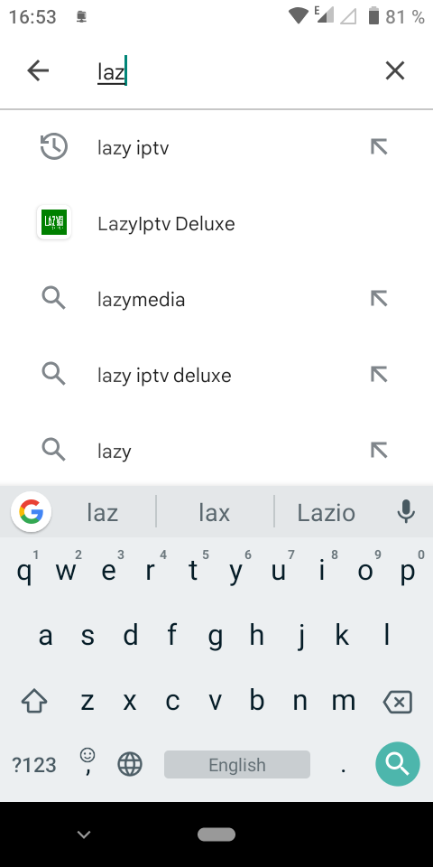 установка через Google Play Market