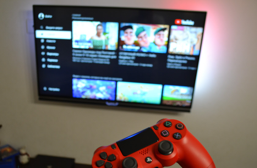 Использование игровой приставки