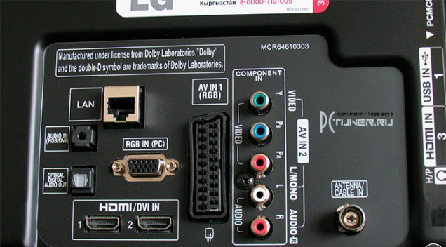 подключение к телевизору LG