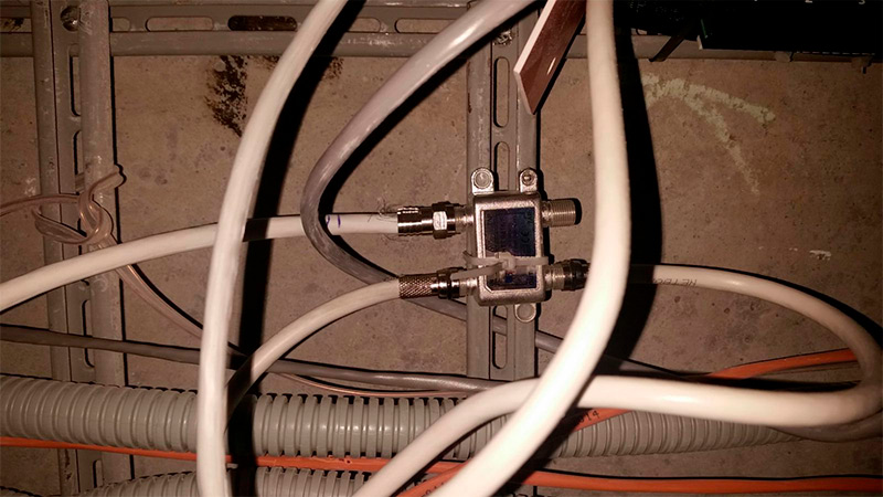 подключение общей антенны