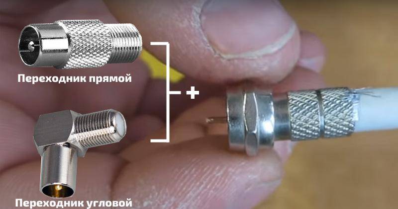 F-разъём и штекер