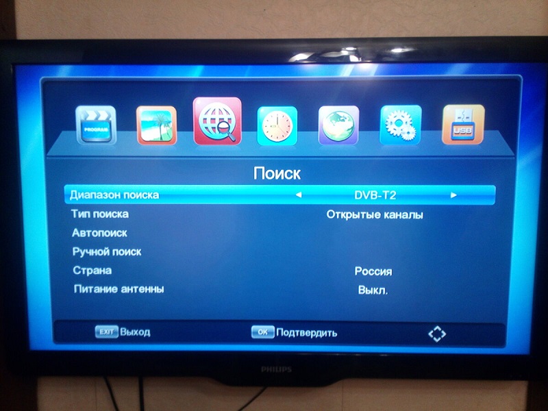 настройка цифровых каналов