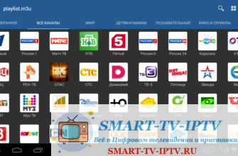 Вид списка каналов